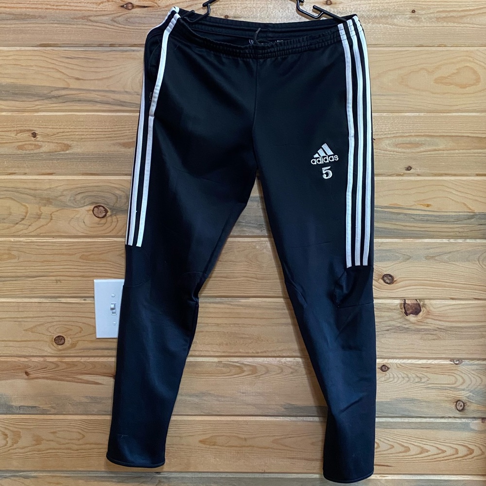 Black Adidas tiro pants